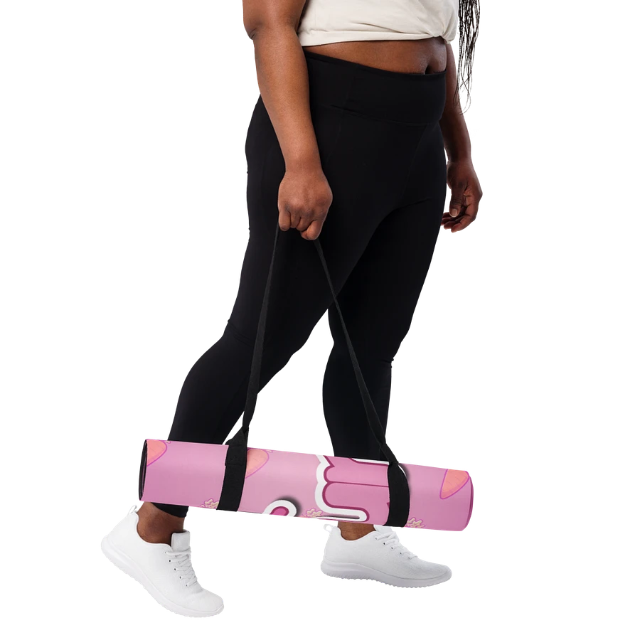 Gym Bunny Trainer Pink Carrot Yoga Mat