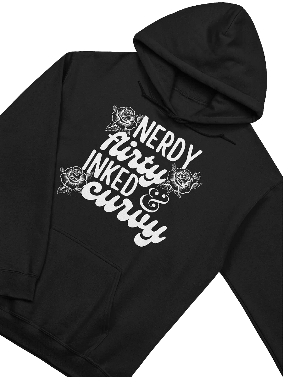 Nerdy Flirty Inked and Curvy Women's Hoodie product image (3)