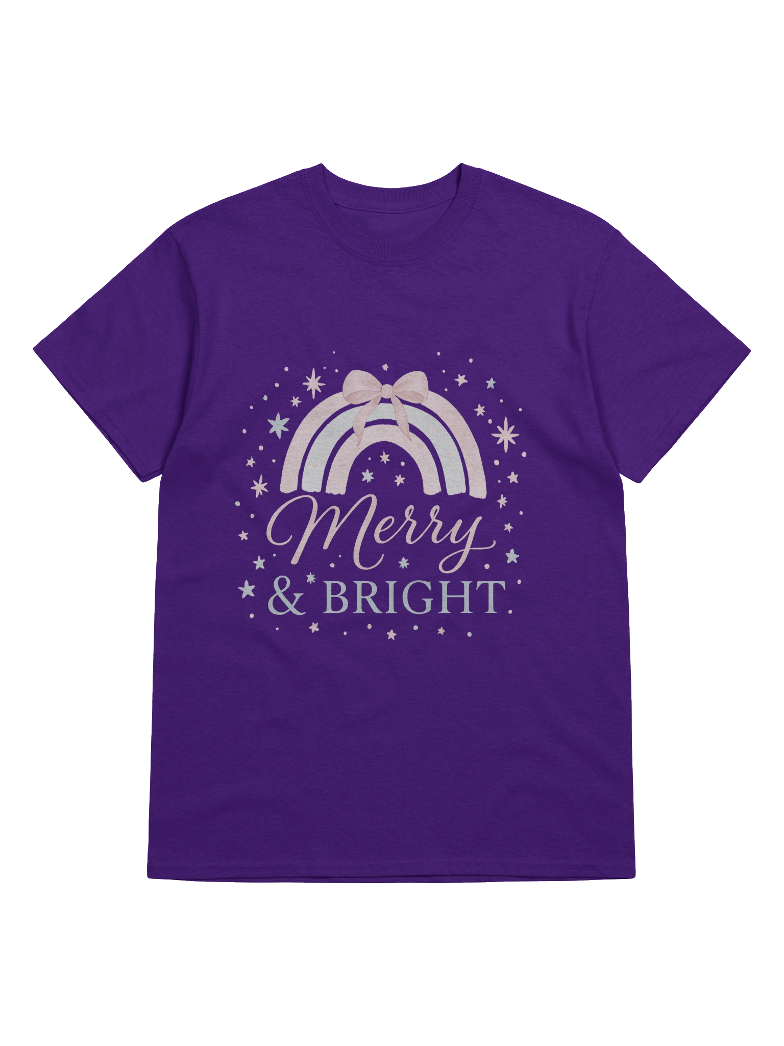 Merry & Bright Rainbow T-Shirt product image (29)