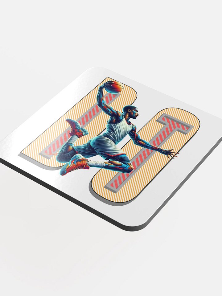 Do It Basketball Airborne Dunk Cork Coaster product image (1)