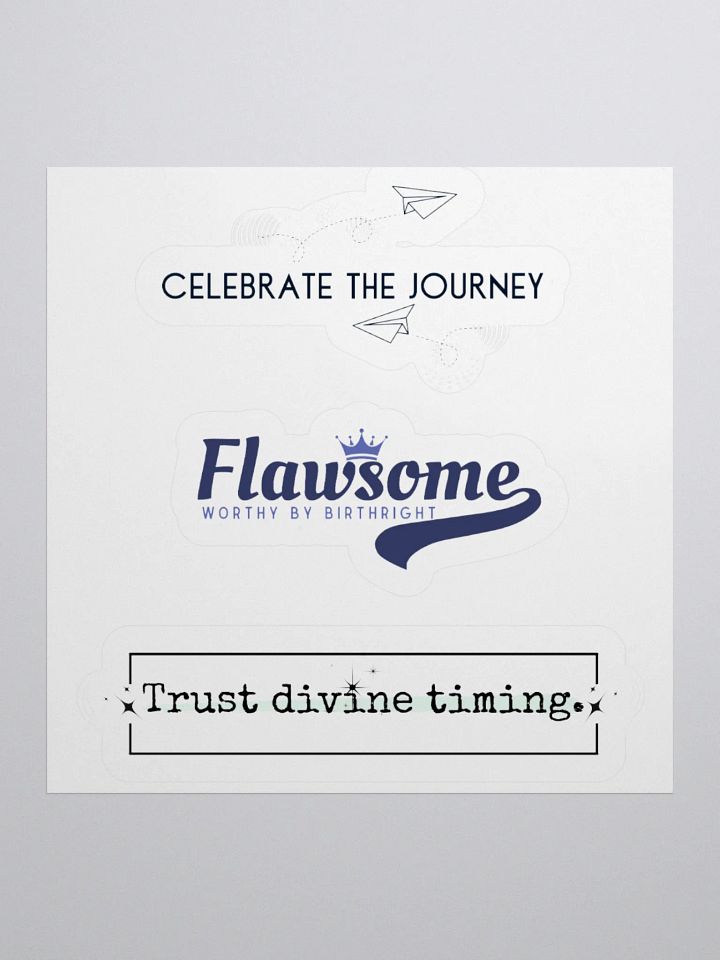 Trust Inspirational Vinyl Stickers 3pk product image (1)