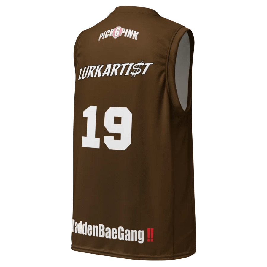 MaddenBae Gang Jersey 👨‍🎨 (Brown + White Logo) product image (12)
