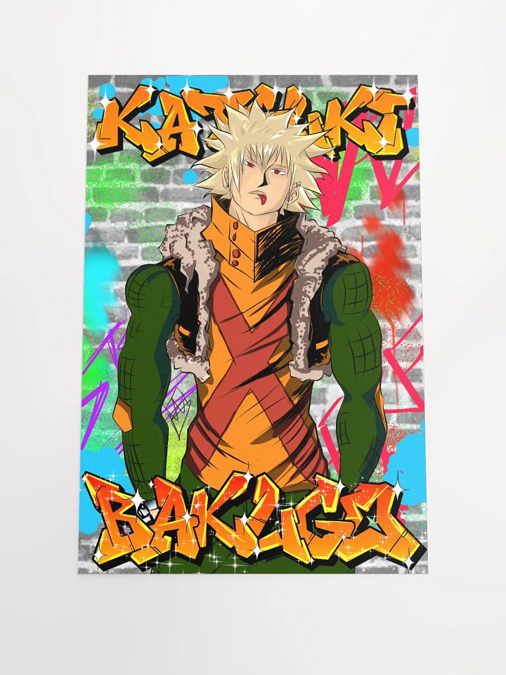 Katsuki Bakugo Urban print product image (2)