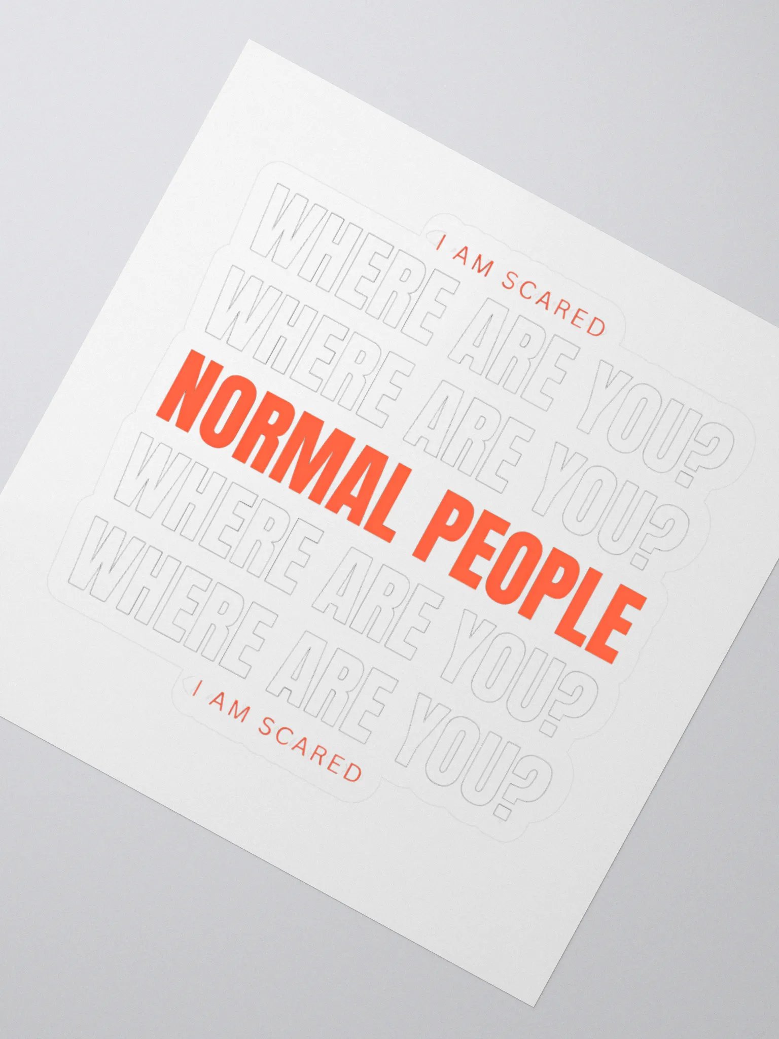 Normal people - Where Are You? product image (2)