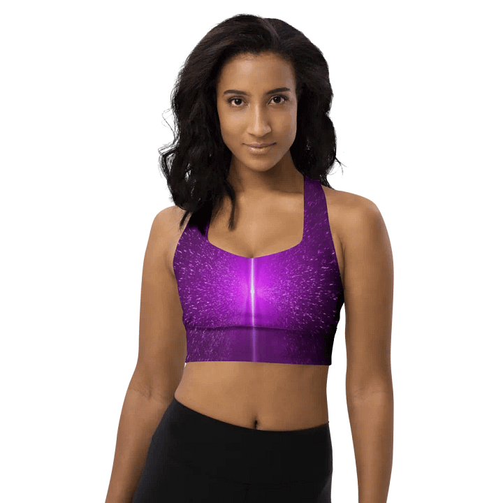 Radiant Burst Longline Sports Bra product image (1)