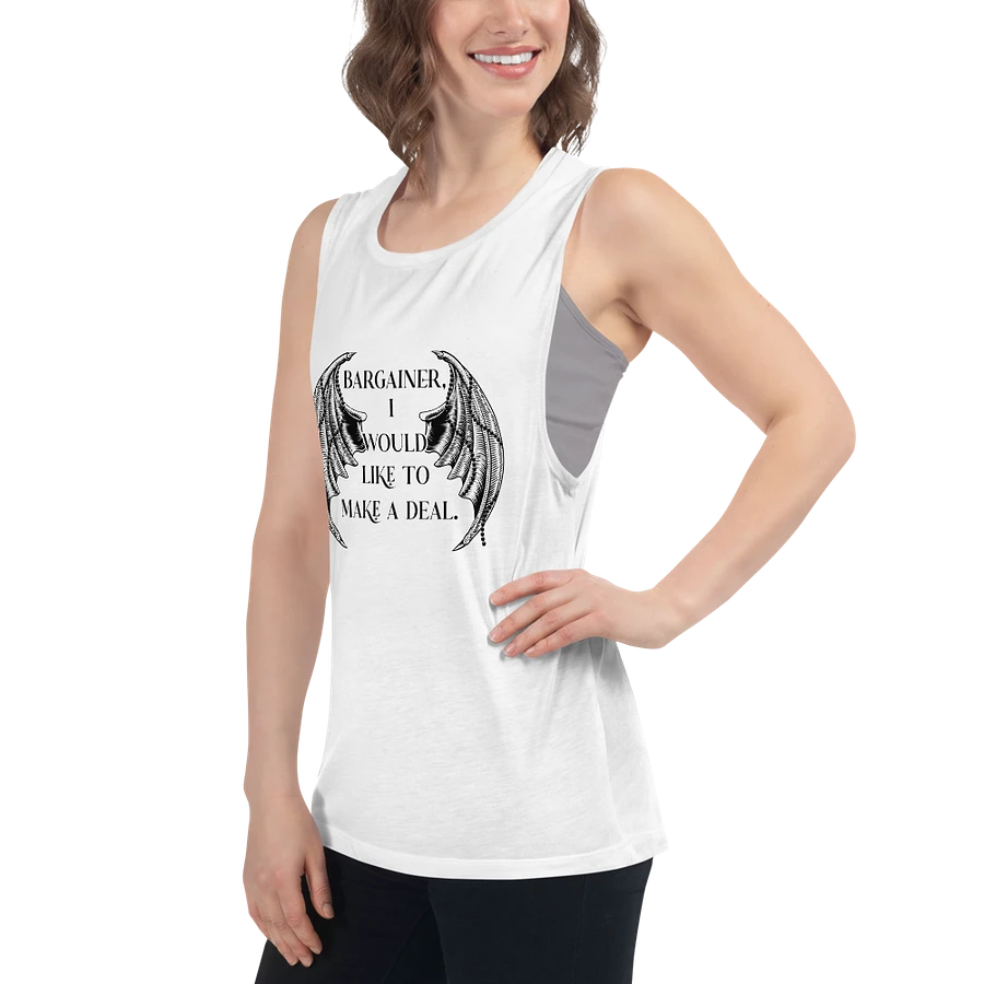 Bargainer Calling Card Bella+Canvas Women's Flowy Muscle Tank product image (51)