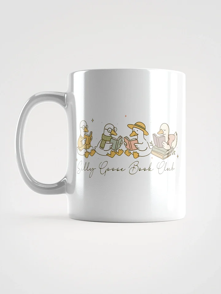 Silly Goose Book Club Glossy Mug product image (1)