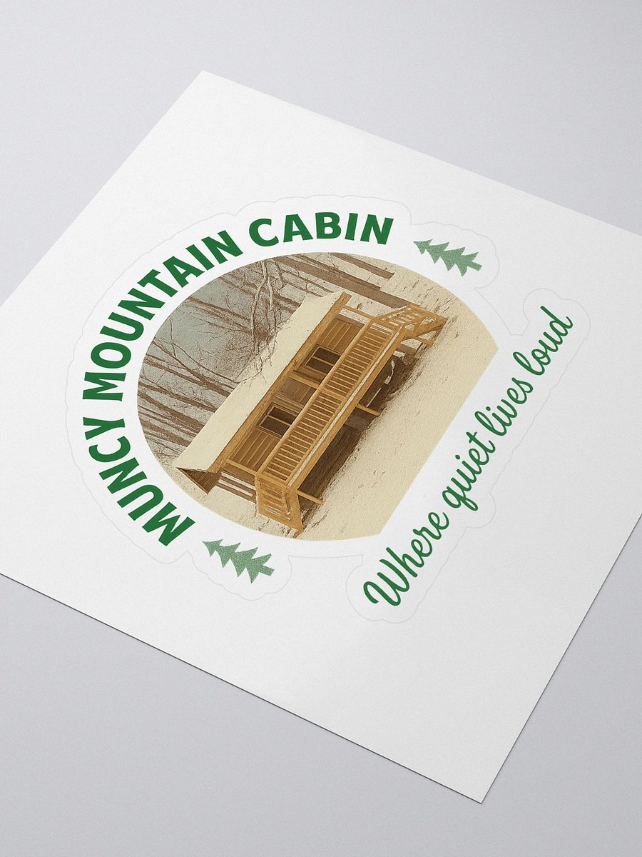 Muncy Mountain Cabin Kiss Cut Stickers product image (3)