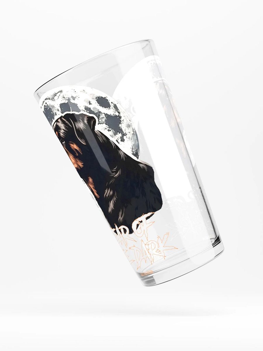 Fear of the Dark Rottweiler - 16oz Pint Glass product image (5)