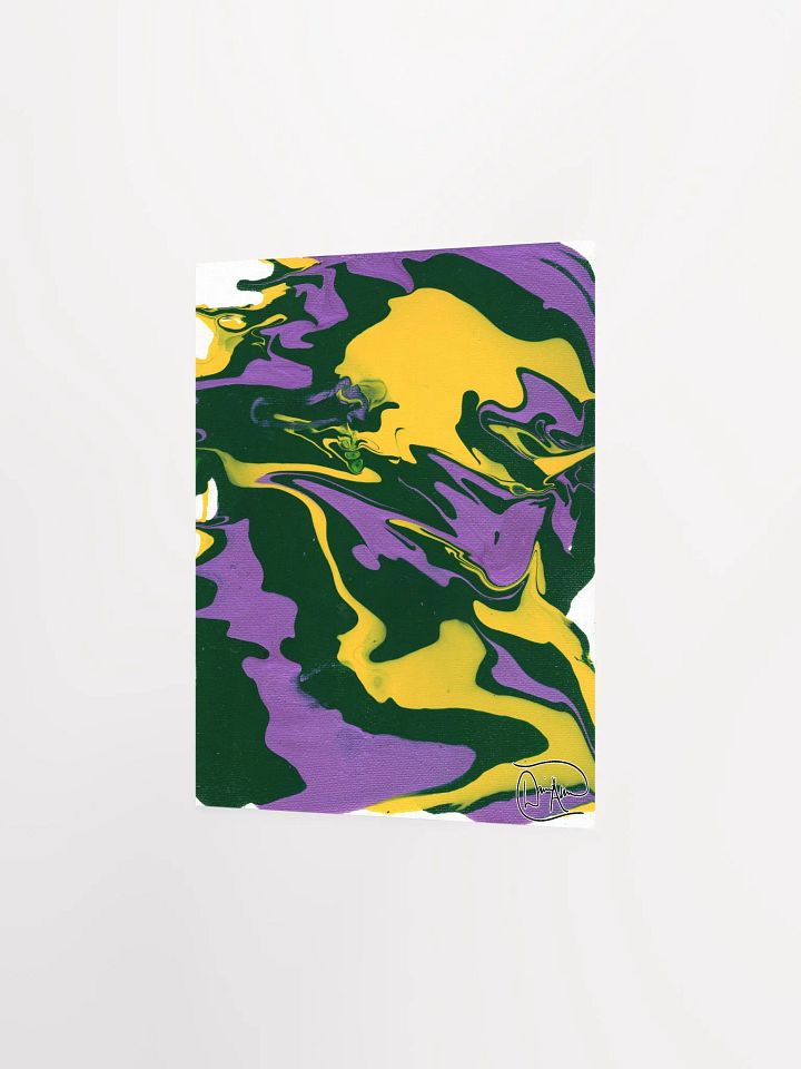 Honey Yellow Fluid Acrylic Print product image (2)