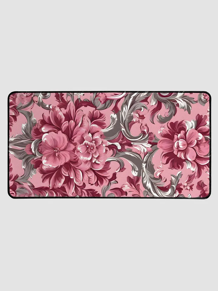 Desk Mat (31.5x15.5 inches) - Pink Floral Design 2 product image (1)