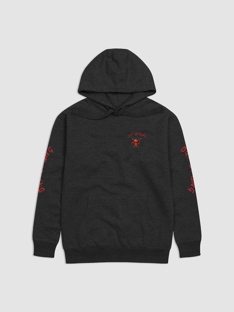 DGS hoodie with logo on arms back and front product image (3)