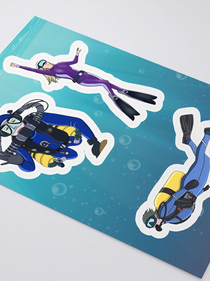 Dive Set Sticker Sheet product image (2)