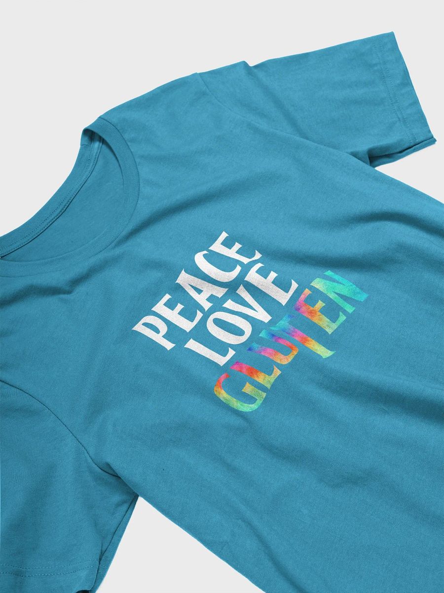 Peace Love Gluten Unisex T-Shirt product image (8)