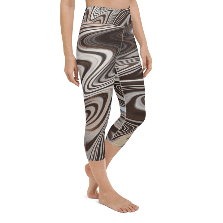 Swirls of Serenity Yoga Capri Leggings product image (2)