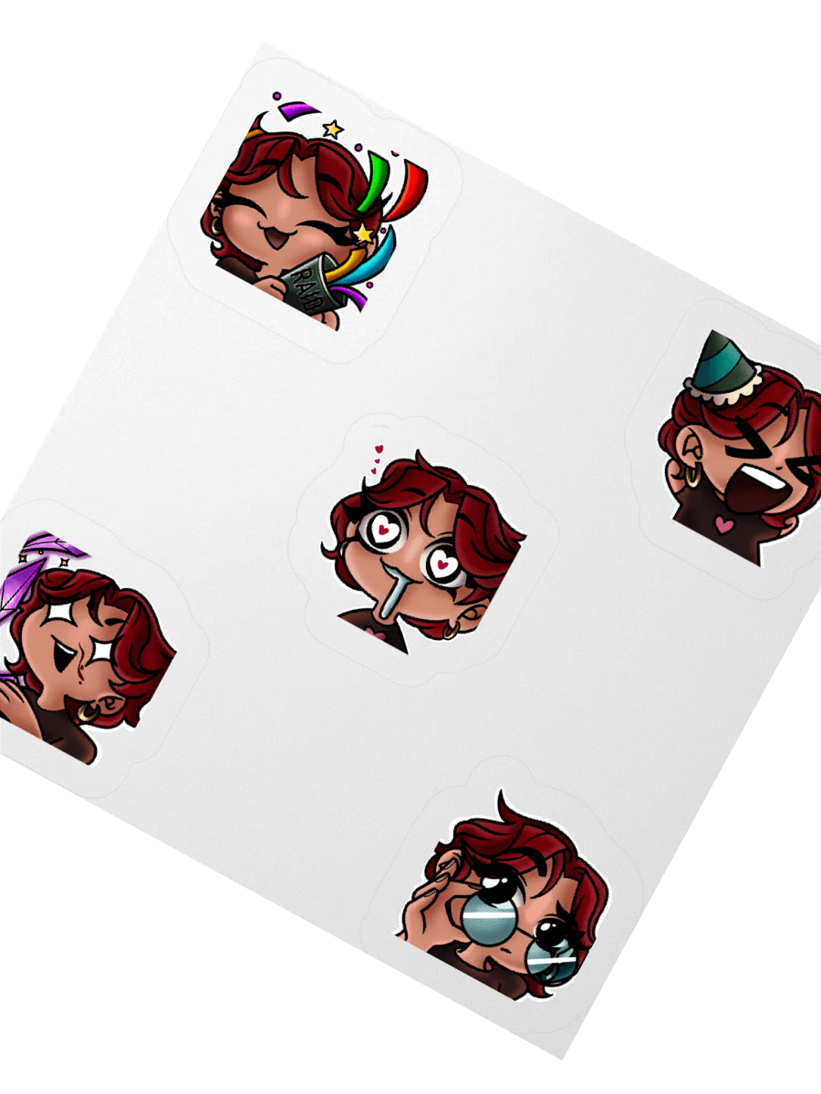 Emote stickers! product image (8)