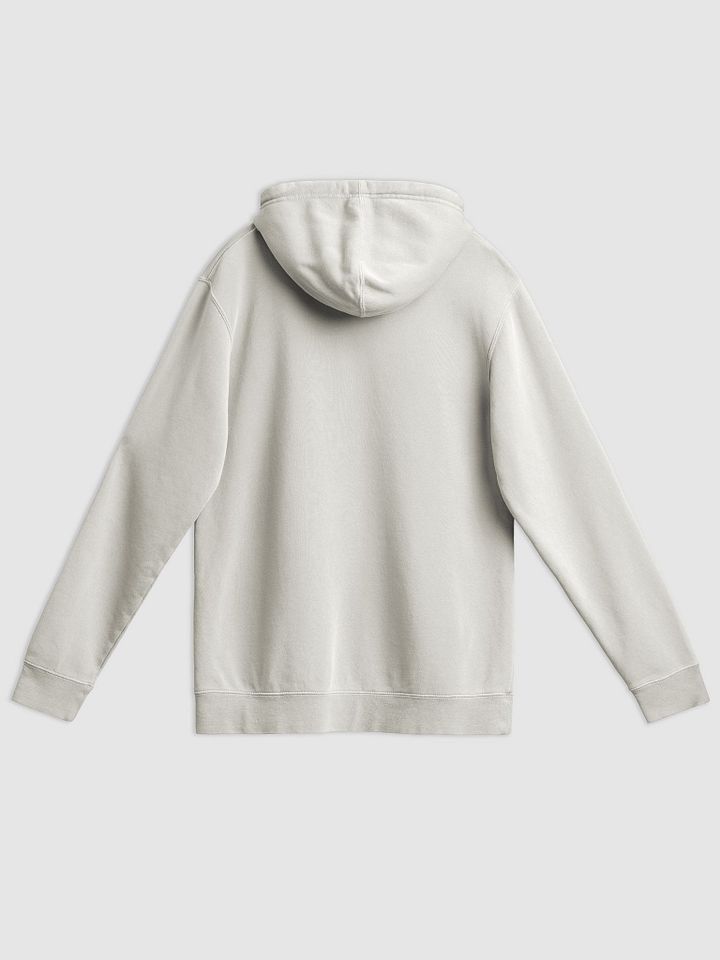 admittedly difficult (#E3C6D9) printed pigment hoodie product image (7)