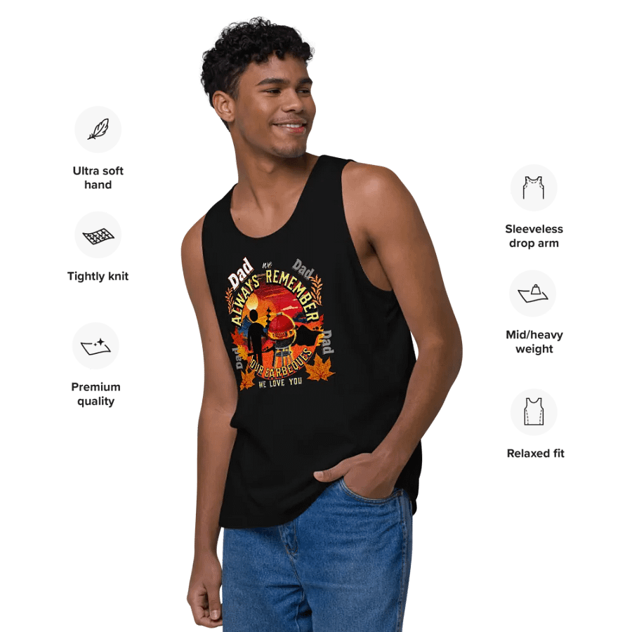 Dad ‘we always remember your Barbecue’ Mens fathers day t shirt product image (12)