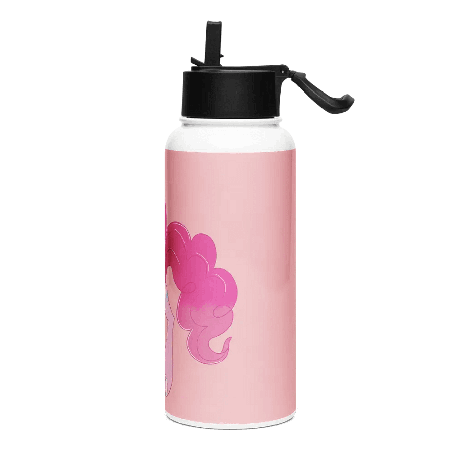 Pinkie Pie Stainless Steel Water Bottle with a Straw Lid product image (3)