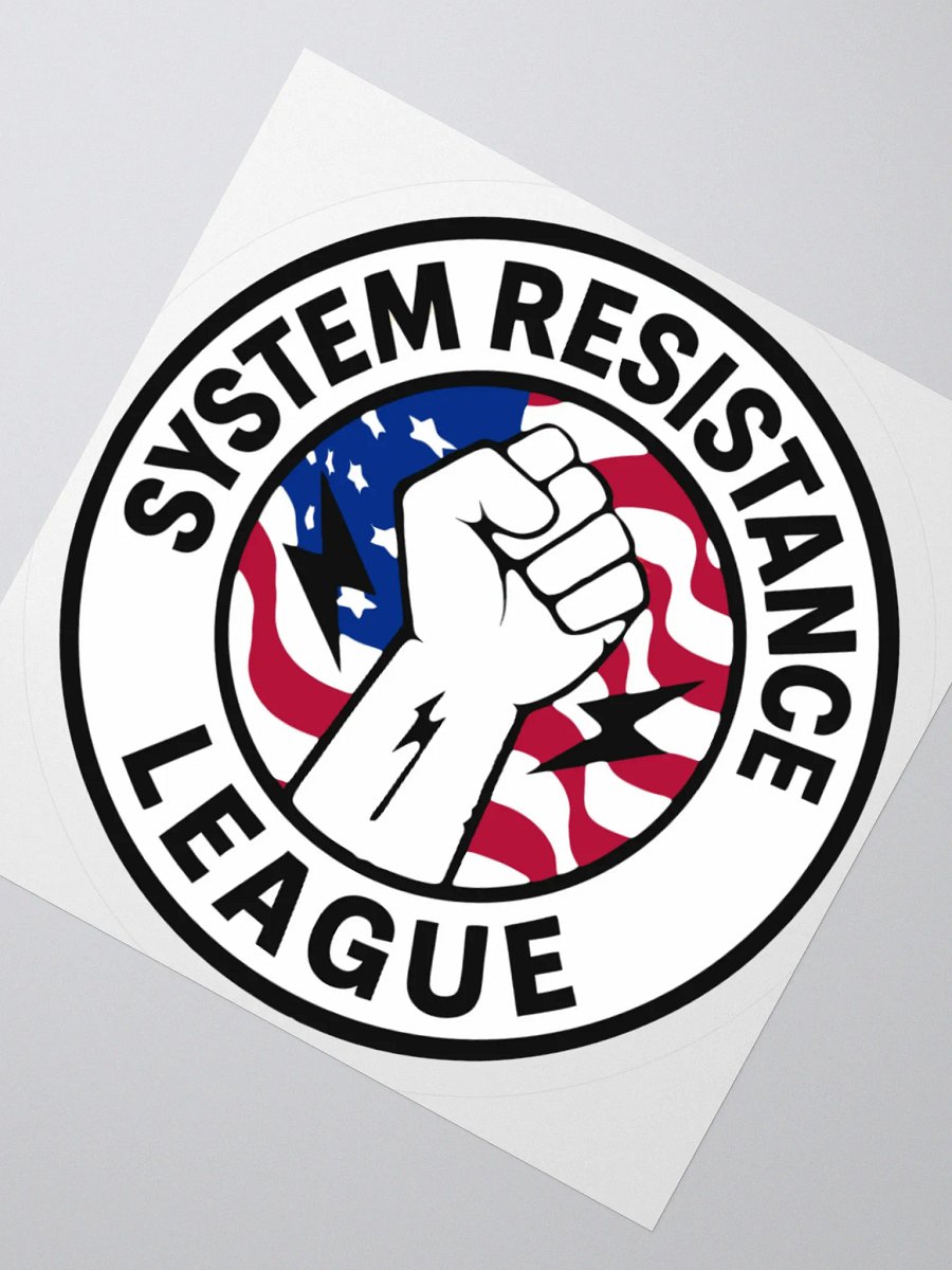 System Resistance League Emblem Kiss-Cut Vinyl Stickers product image (6)