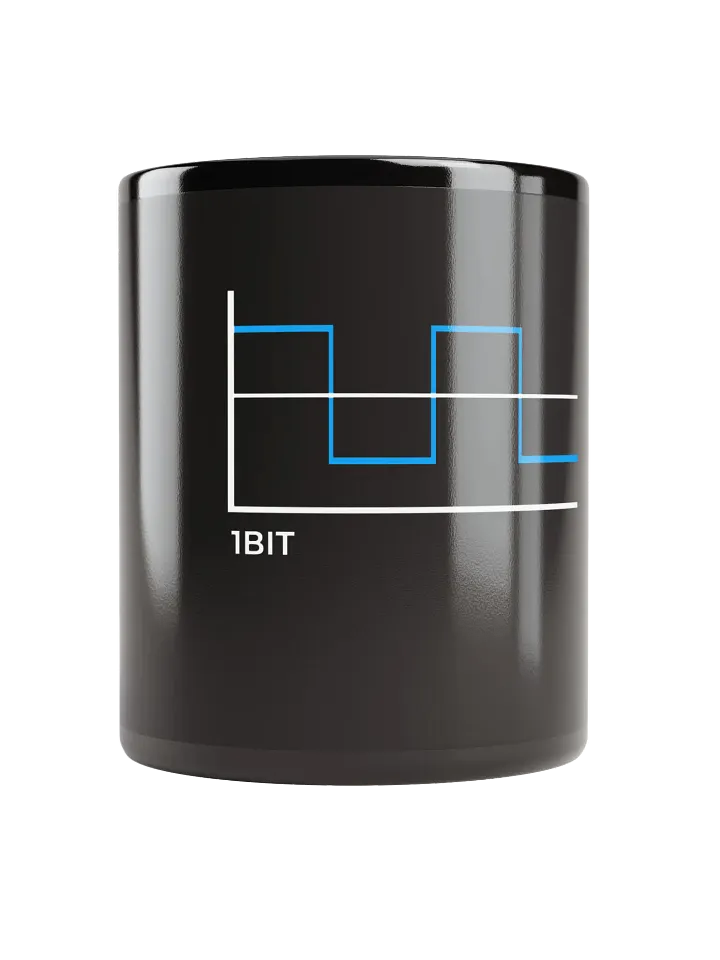 1BIT Graph Mug (black) product image (1)