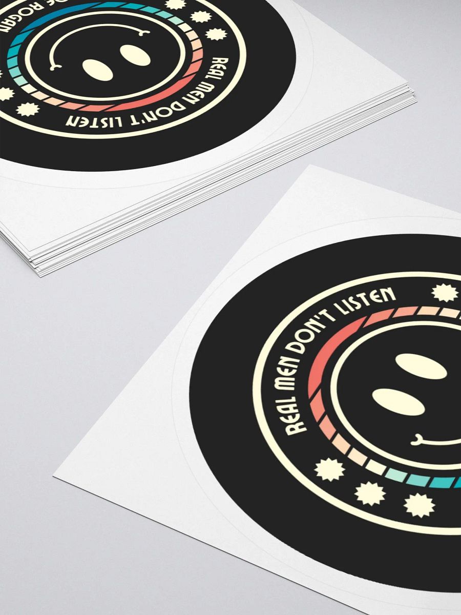 Real Men Cut Stickers product image (4)