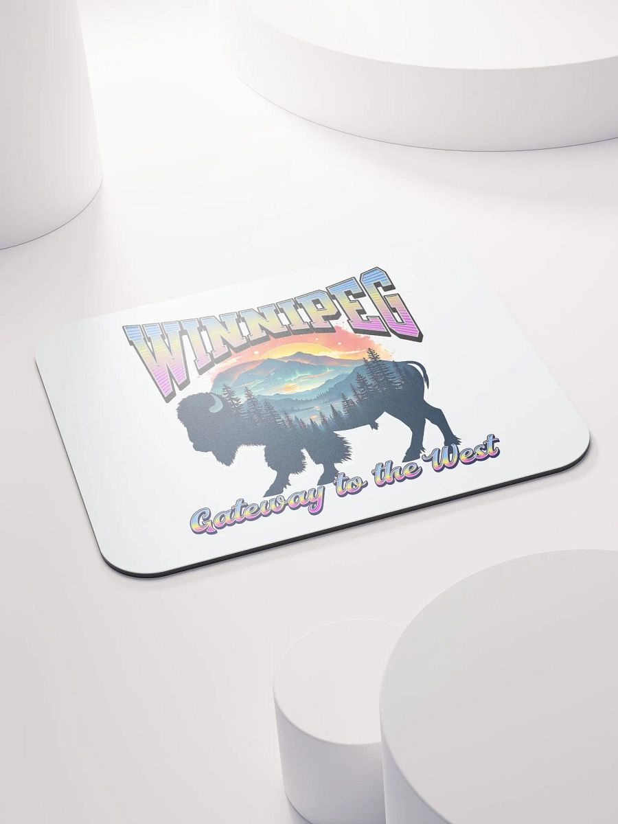 Winnipeg Gateway To The West Bison Adventure Mouse Pad product image (4)