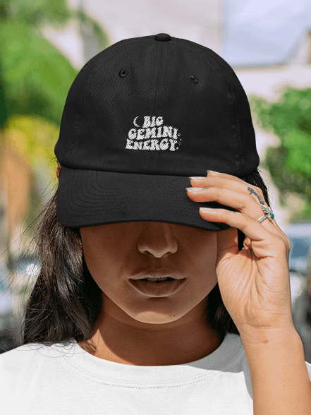 Big Gemini Energy Baseball Cap product image (1)
