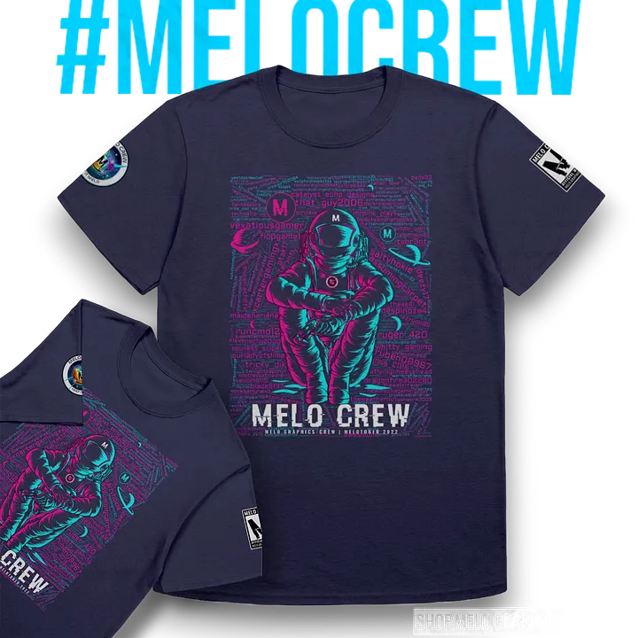 #MELOtober 2022 MELO CREW Vibes - Personalized T-Shirt + BONUS | #MadeByMELO product image (1)