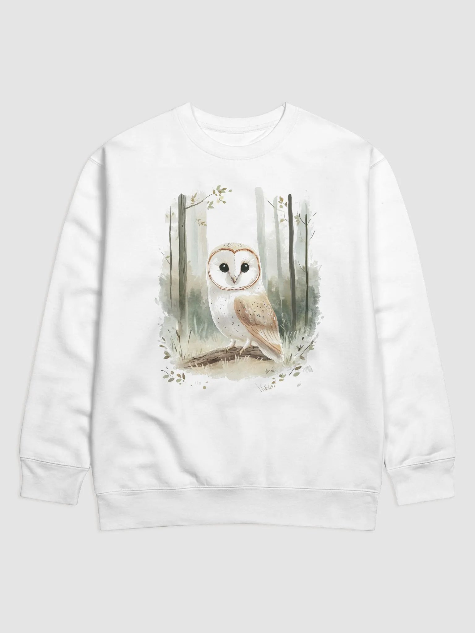 Majestic Owl Sweatshirt - Woodland Serenity product image (1)