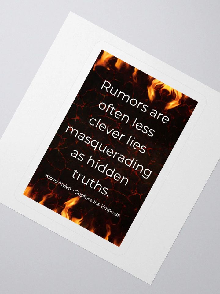 Clever lies sticker product image (2)