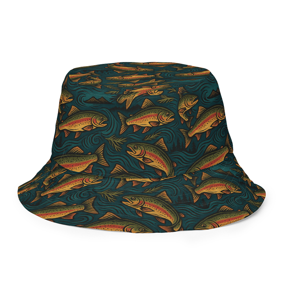 Rugged Sportsmen Trout Fishing Bucket Hat product image (3)