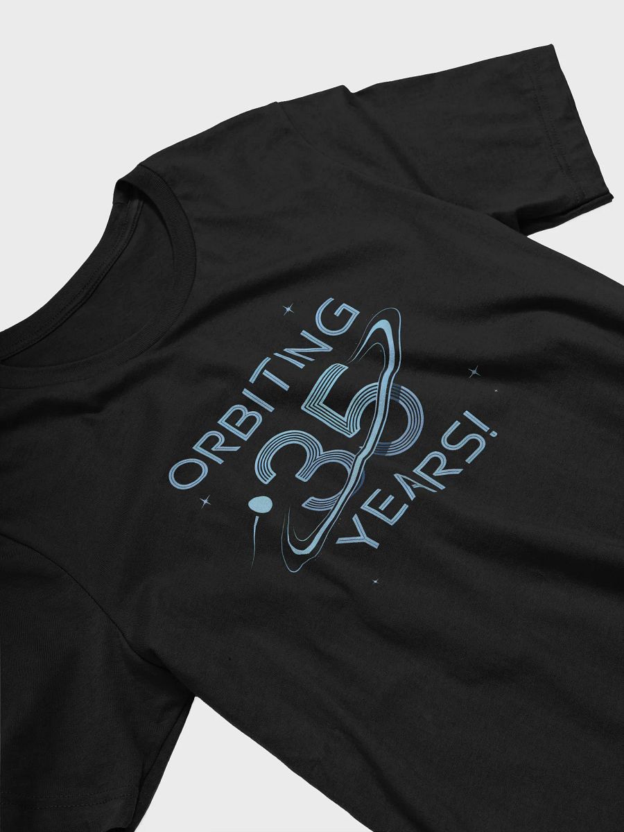 Orbiting 35 Years! T-Shirt | 35th Birthday Space Tee product image (22)