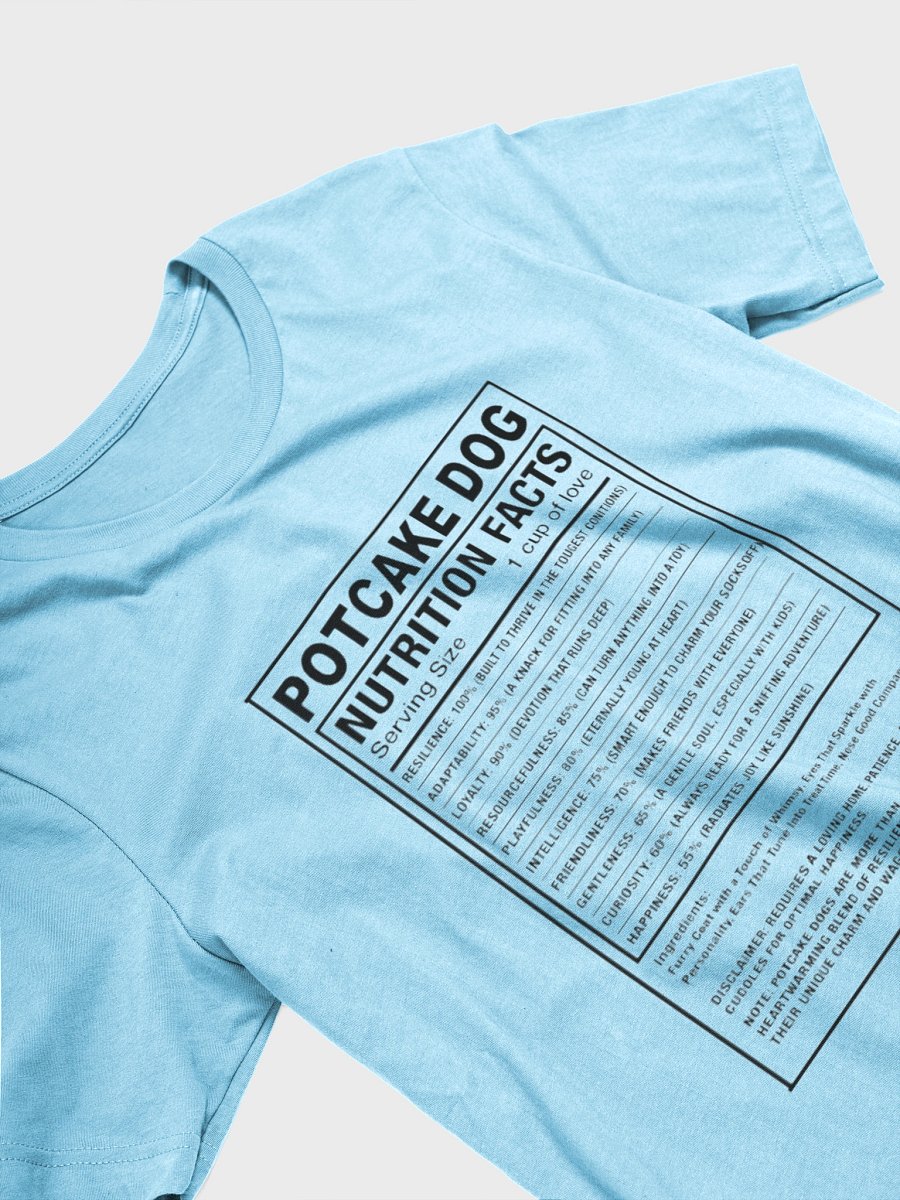 Potcake Nutrition Facts Lable Tee product image (23)