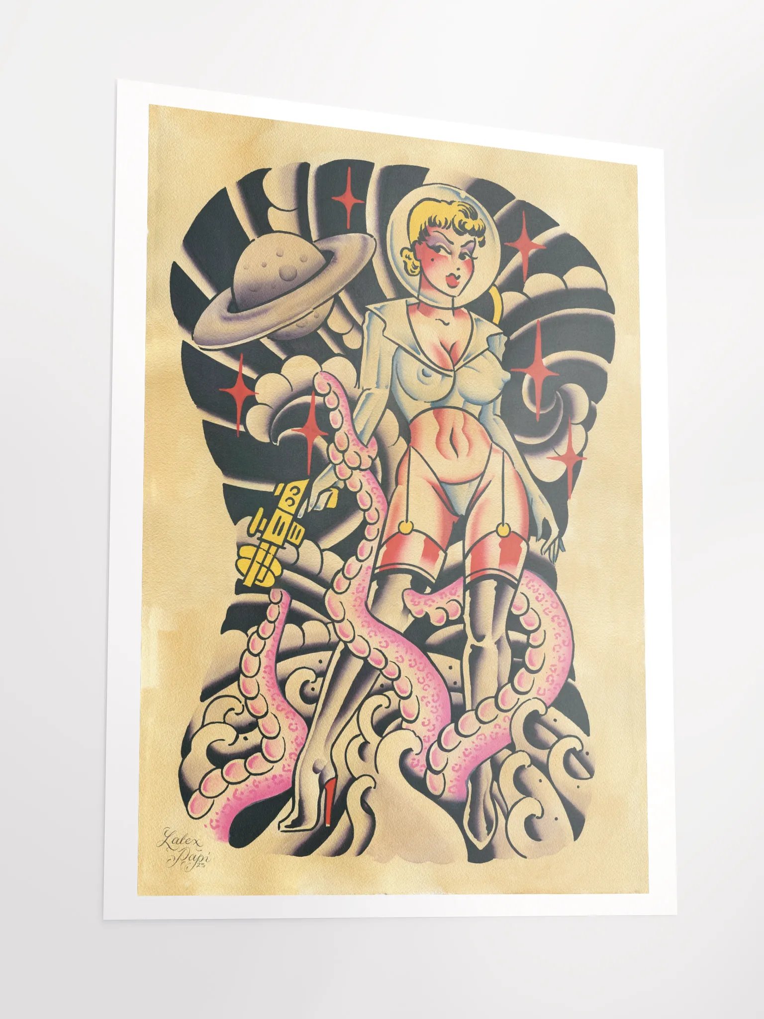 space babe 18x24 print product image (3)