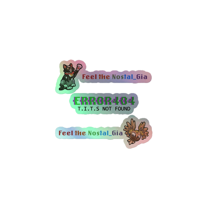Nostalgic Holo Stickers product image (1)