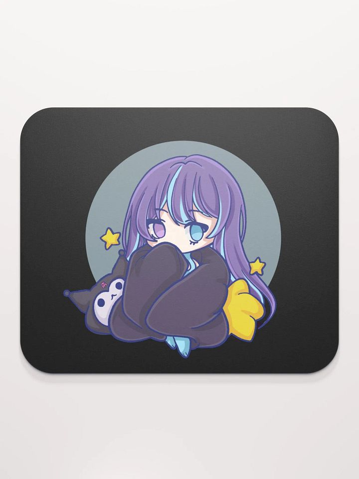 Sleepy Starry Chibi Mouse Pad product image (2)