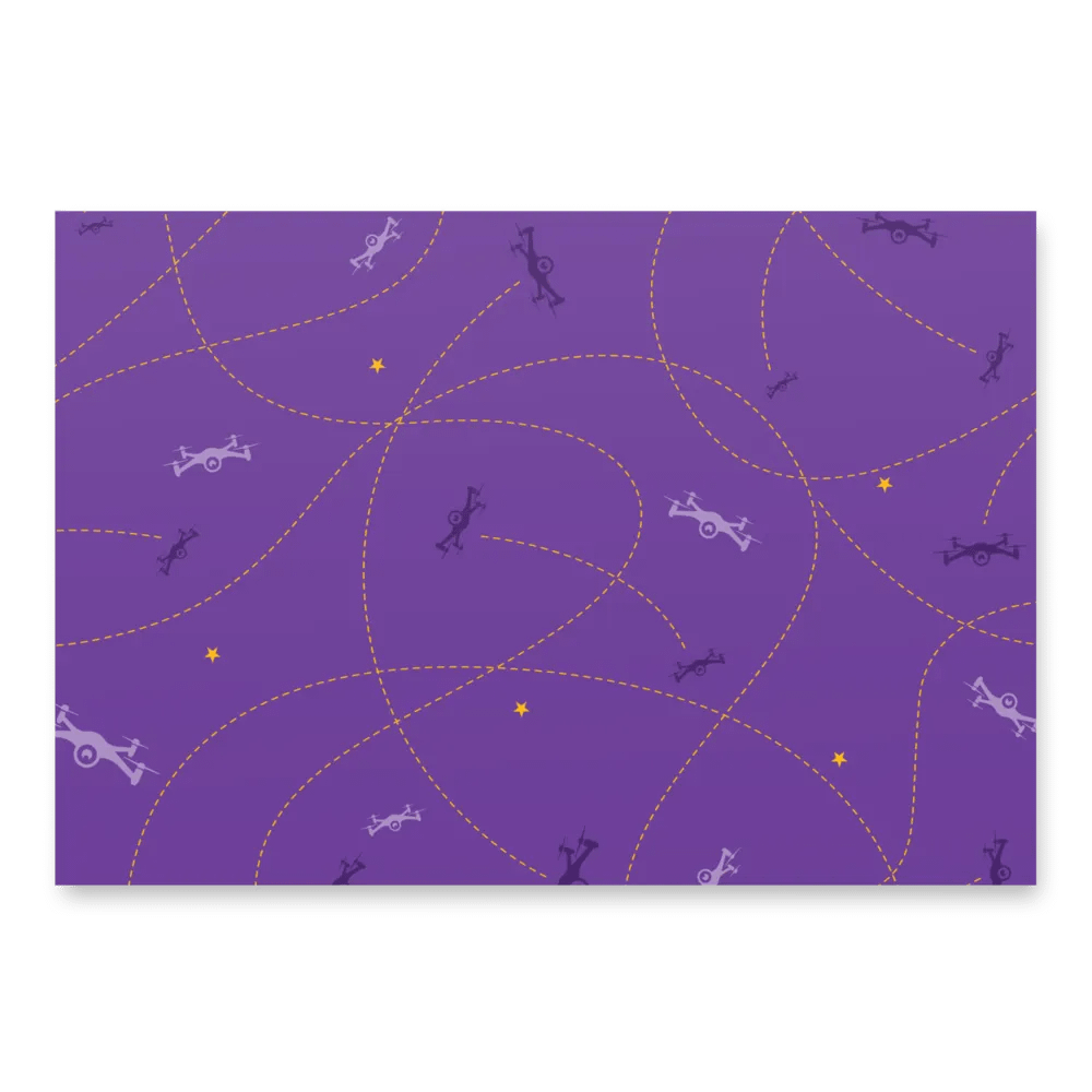 Flight Pattern Gift Wrapping Paper product image (2)