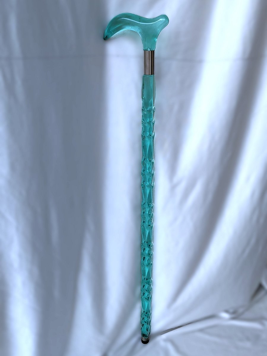 Luxury Clear Crystal Acrylic Walking Stick for Women | Elegant Transparent Cane for Seniors & Stylish Ladies | Custom Size + Gift Box product image (8)