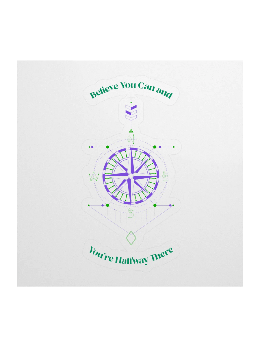 Believe You Can Kiss Cut Stickers product image (1)
