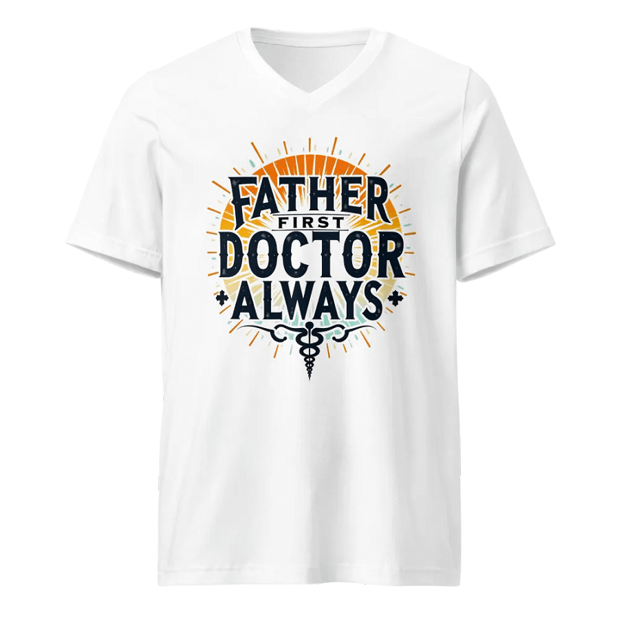 Father First Doctor Always V-Neck Tee product image (1)