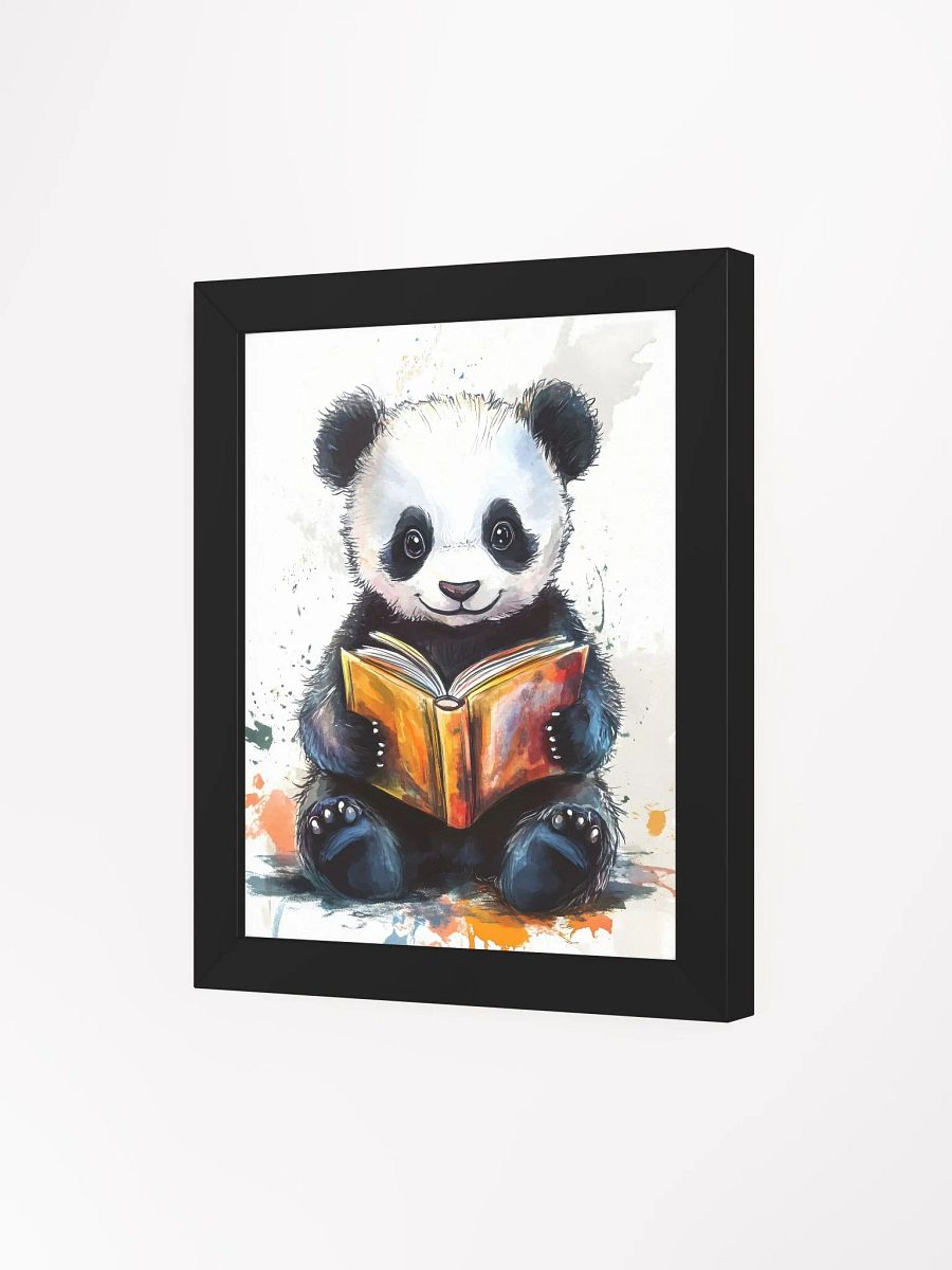 Baby Panda's Literary Retreat Framed Poster product image (48)