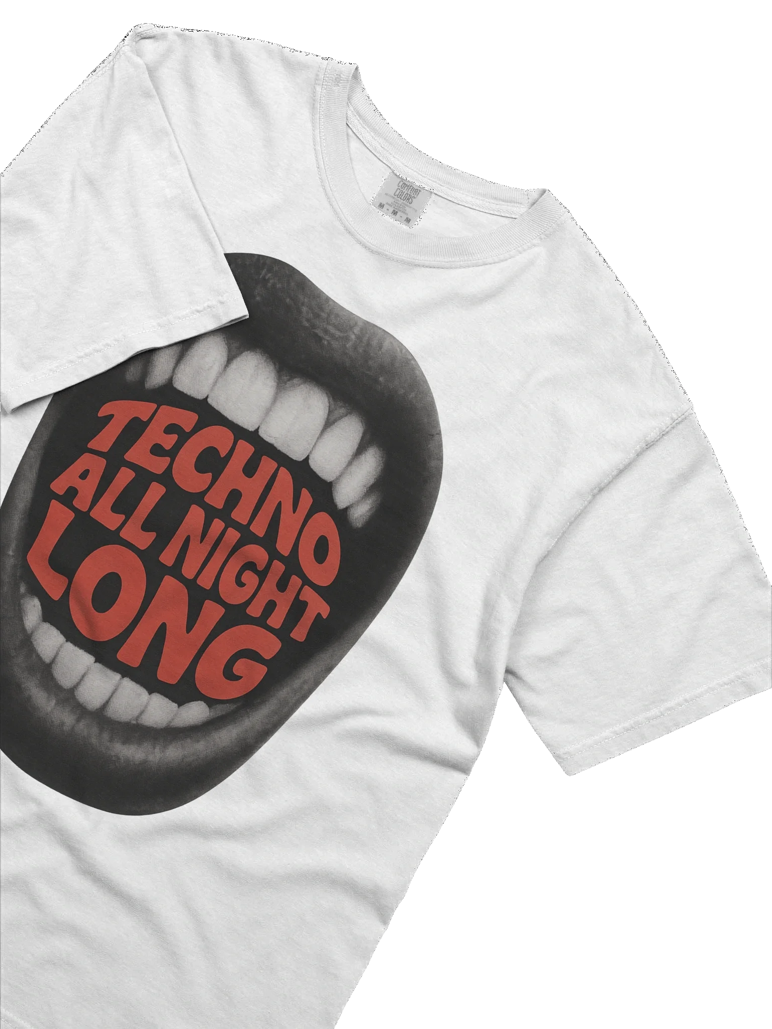 TECHNO ALL NIGHT LONG – Rave-Ready Statement Design product image (5)