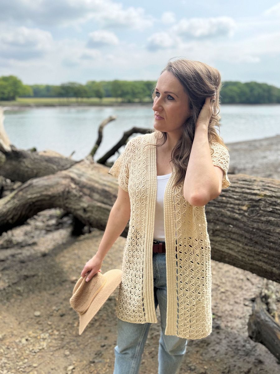 Lace Crochet Cardigan Pattern, Sizes Xs-5X with Video Tutorial product image (5)