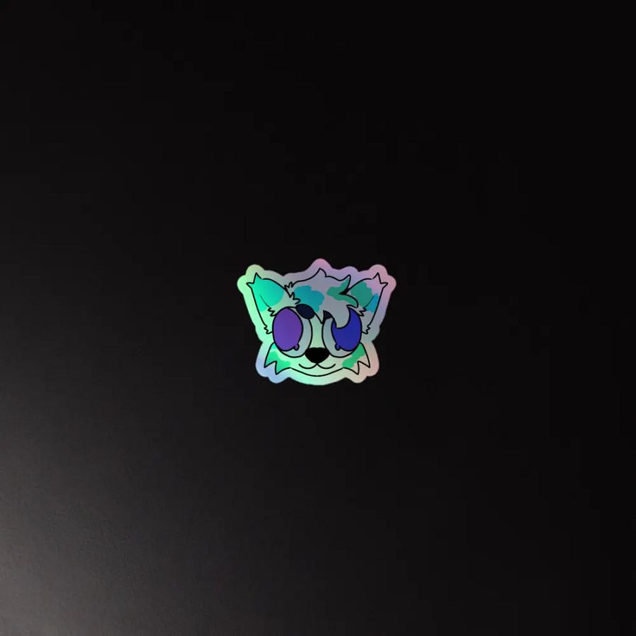 Fisk No Thoughts Holographic Sticker product image (4)