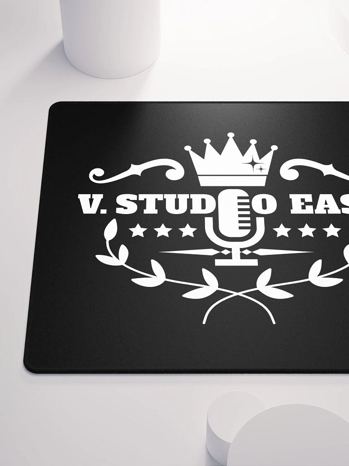 Black mousepad with white logo (large) product image (1)