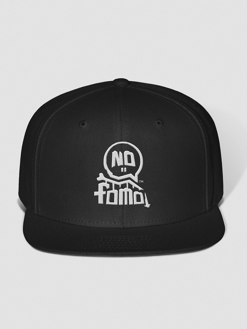 NO FOMO Flat Brim Cap