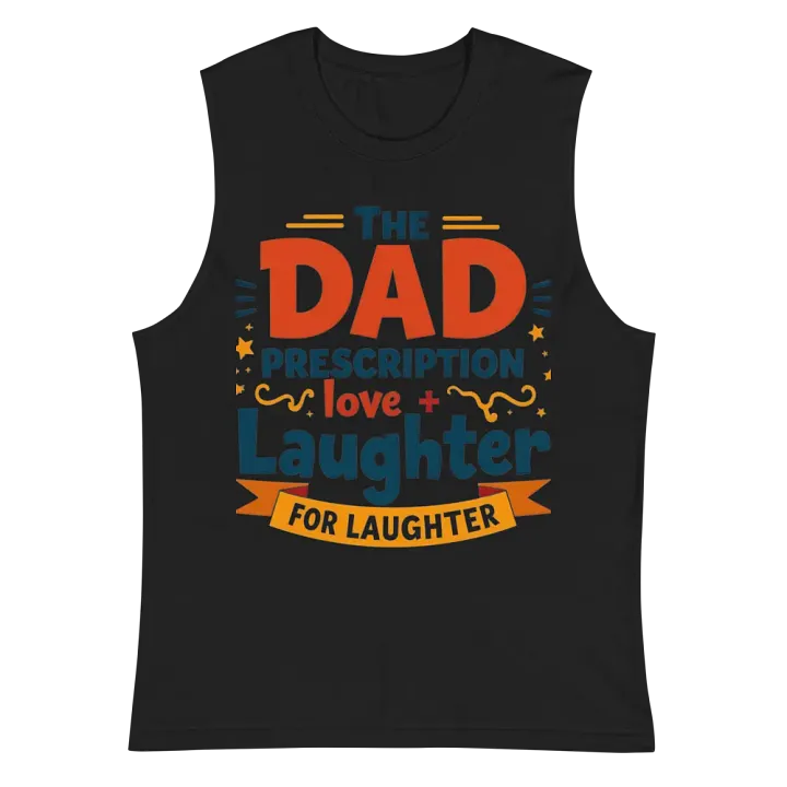 DAD Prescription Love + Laughter Muscle Tank product image (3)