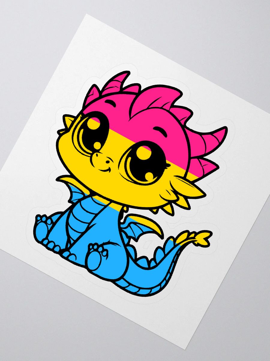Pansexual Pride Dragon Sticker product image (2)
