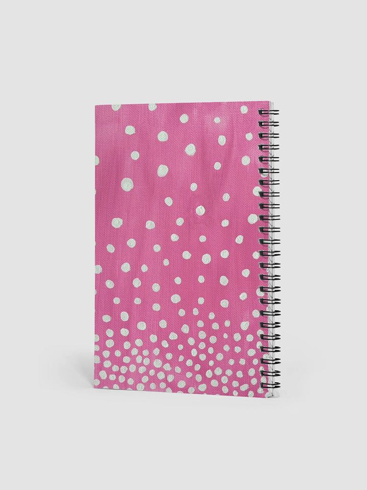 Pink with White Dots Spiral Notebook product image (2)
